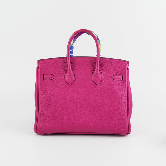 ITEM 35 - Hermes Birkin 25 Togo Rose Poupre - D Stamp