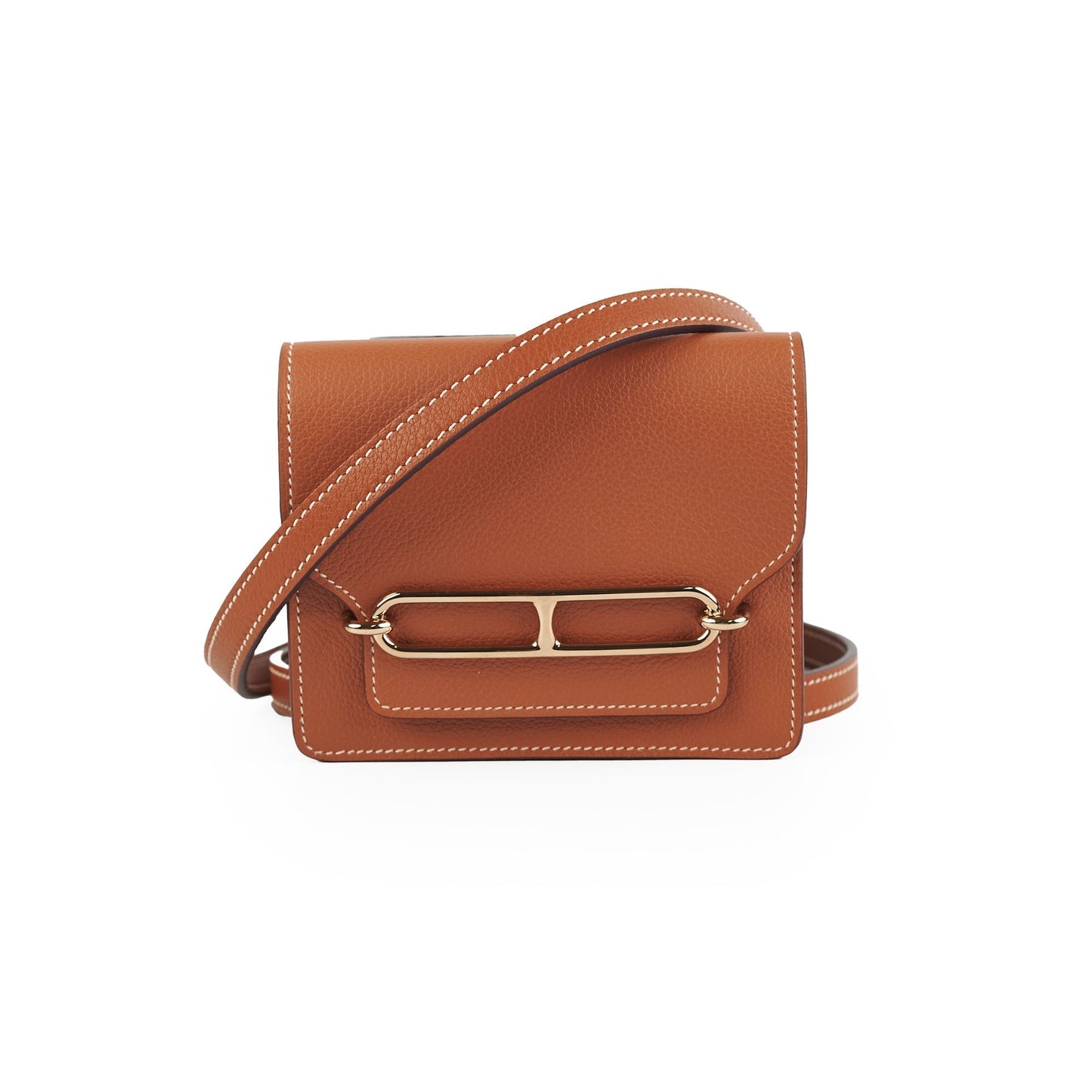 ITEM 37 - Hermes Roulis Slim Compact Gold Evercolour - B Stamp