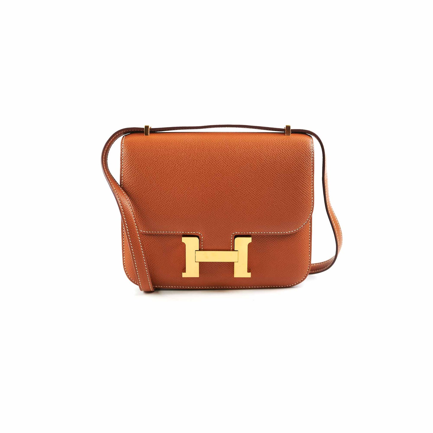 ITEM 34 - Hermes Constance 18 Gold Z Stamp 2021