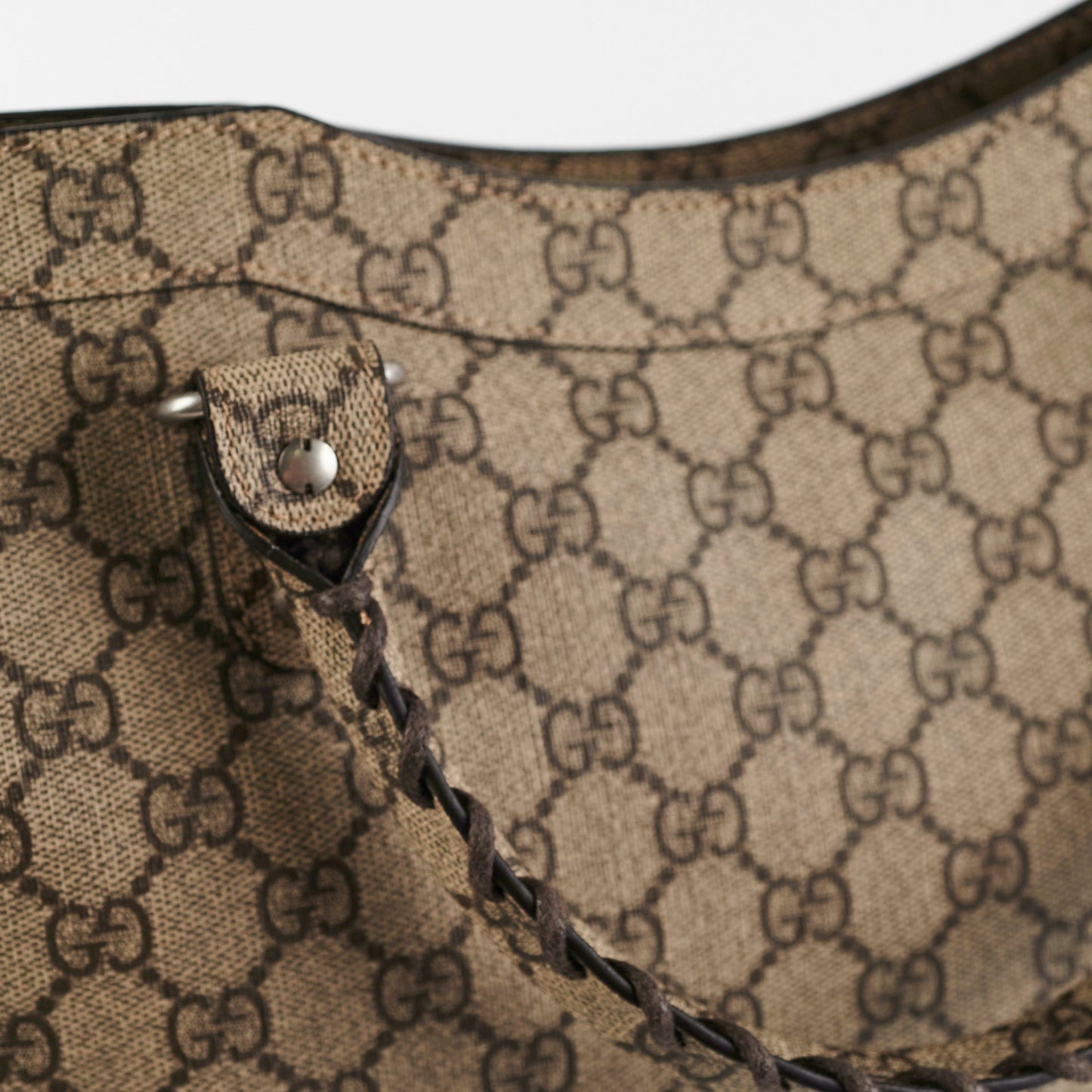 Gucci x Balenciga The Hacker Projoect Classic City Bag GG Coated Canvas