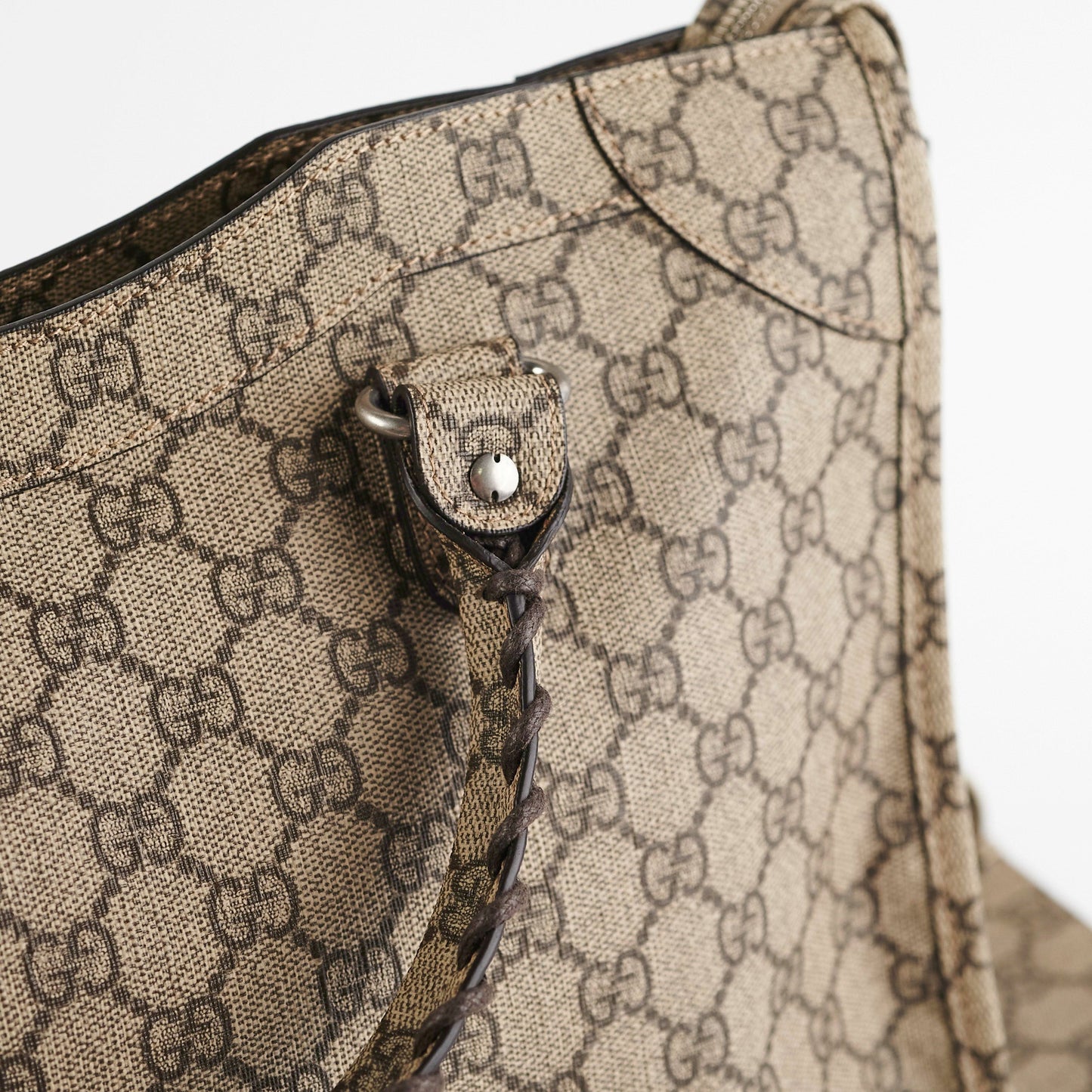 Gucci x Balenciga The Hacker Projoect Classic City Bag GG Coated Canvas