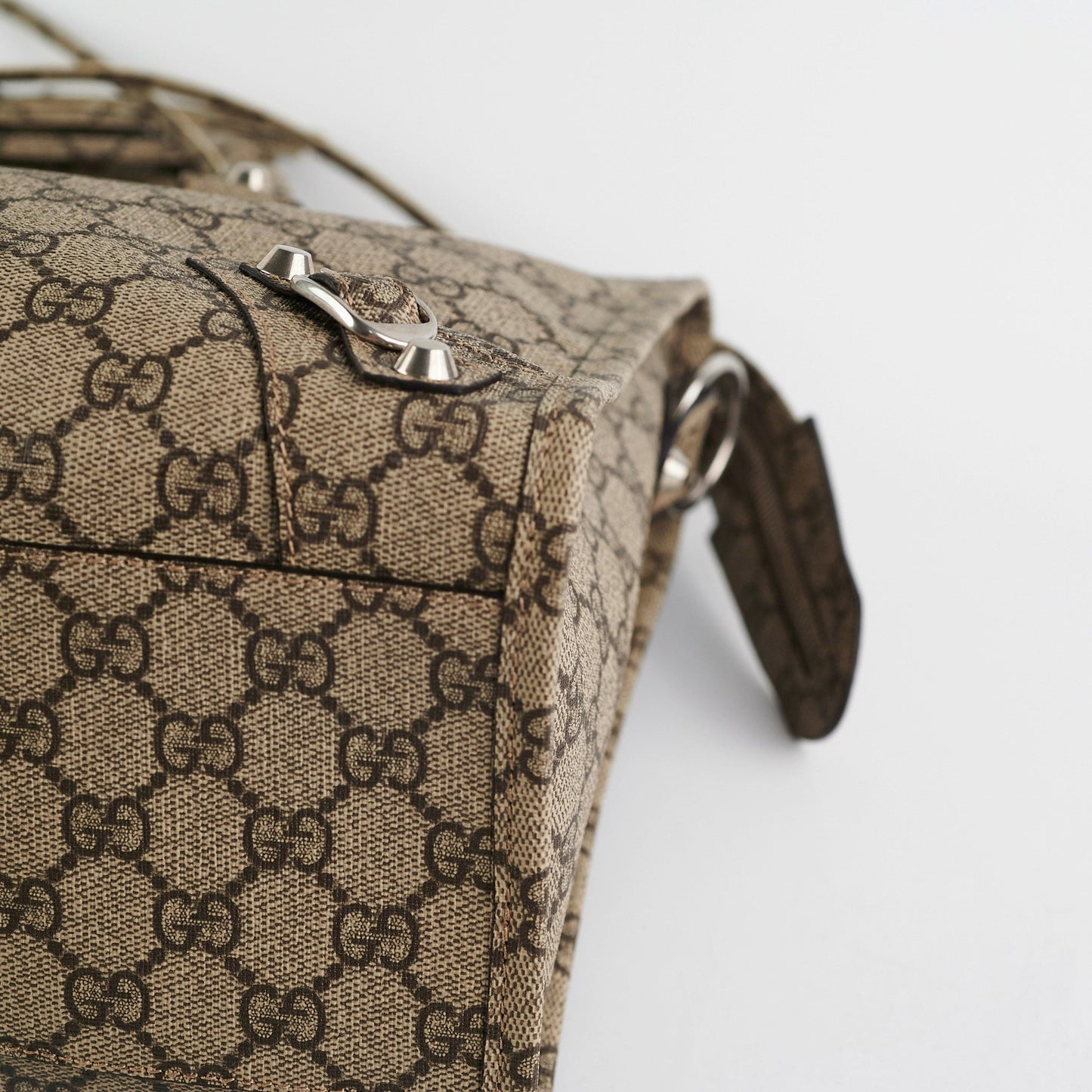 Gucci x Balenciga The Hacker Projoect Classic City Bag GG Coated Canvas