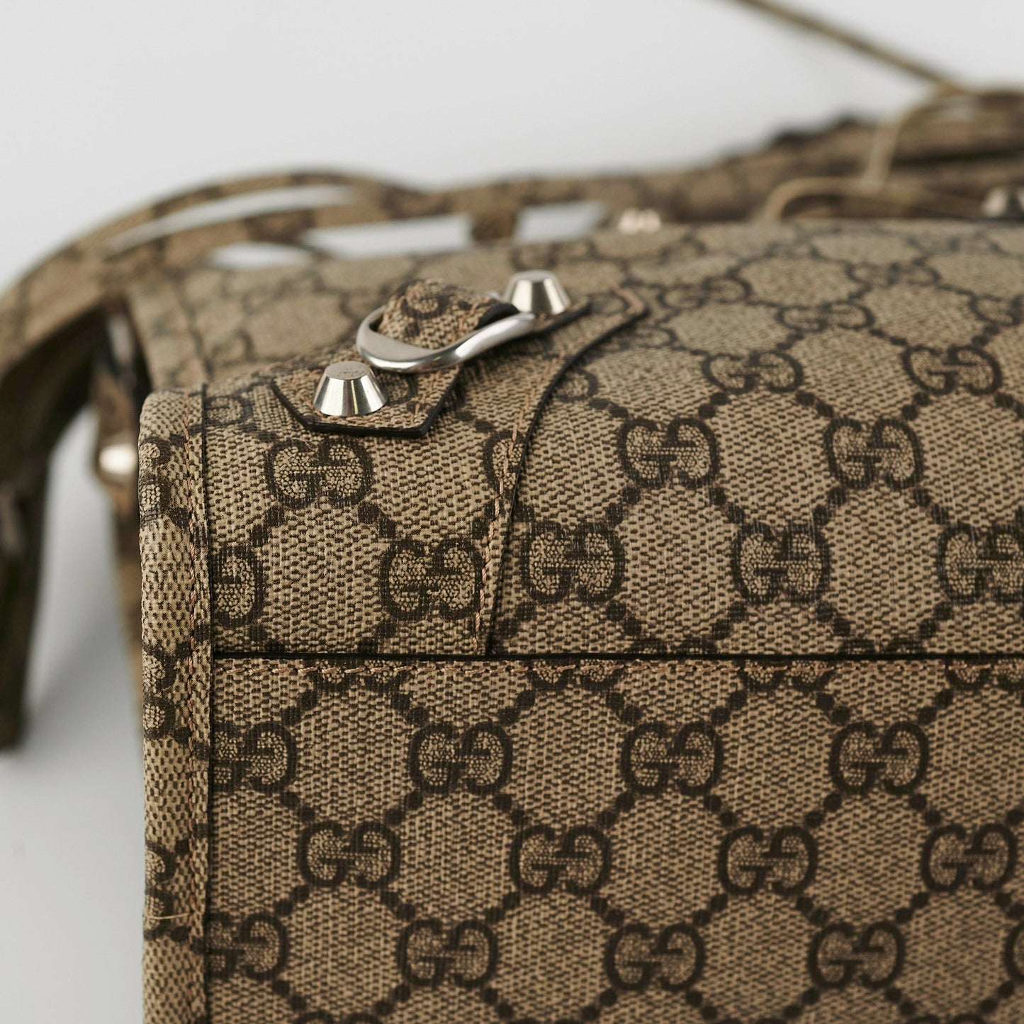 Gucci x Balenciga The Hacker Projoect Classic City Bag GG Coated Canvas