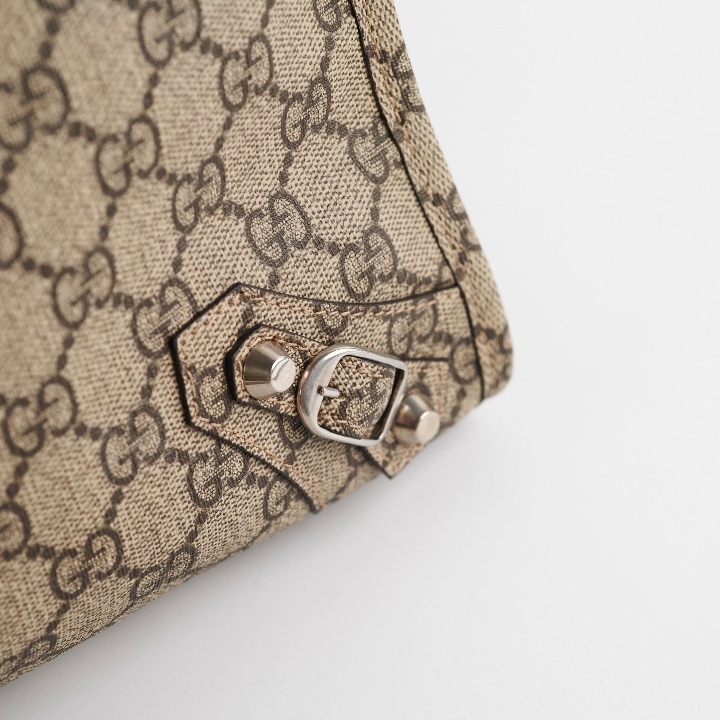 Gucci x Balenciga The Hacker Projoect Classic City Bag GG Coated Canvas