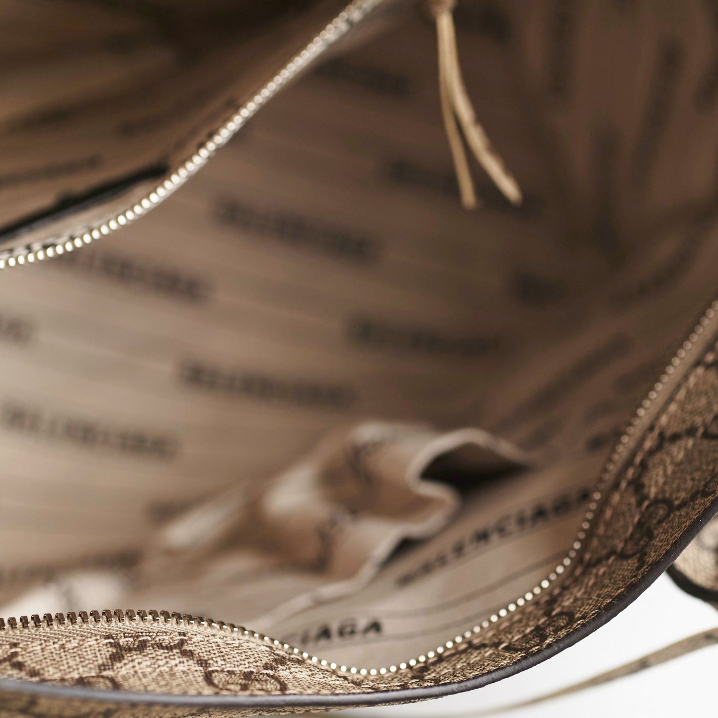 Gucci x Balenciga The Hacker Projoect Classic City Bag GG Coated Canvas