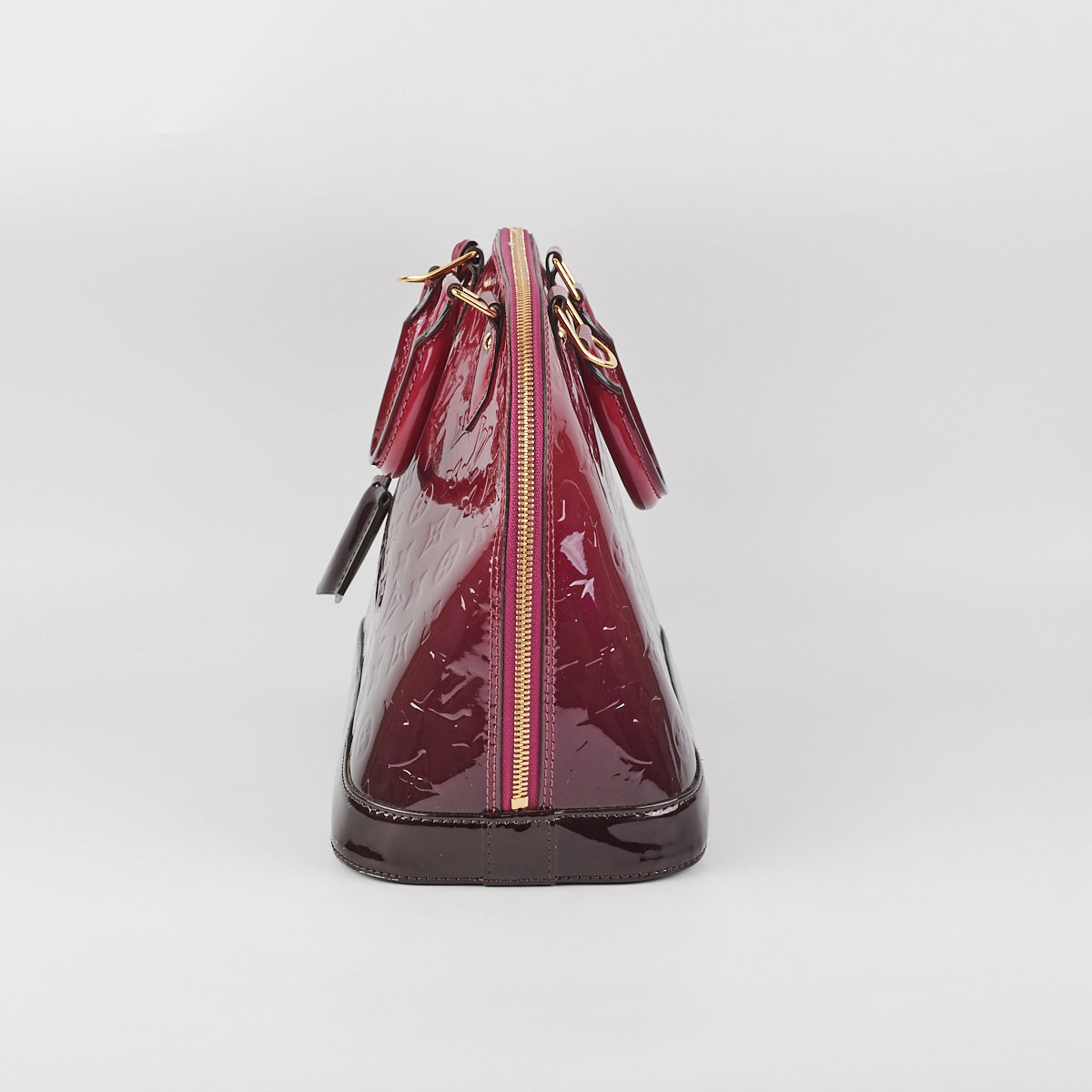 Louis Vuitton Alma PM Vernis Burgundy Ombre
