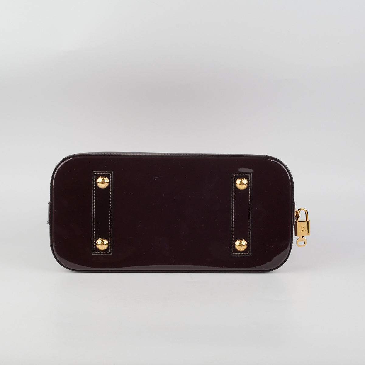 Louis Vuitton Alma PM Vernis Burgundy Ombre