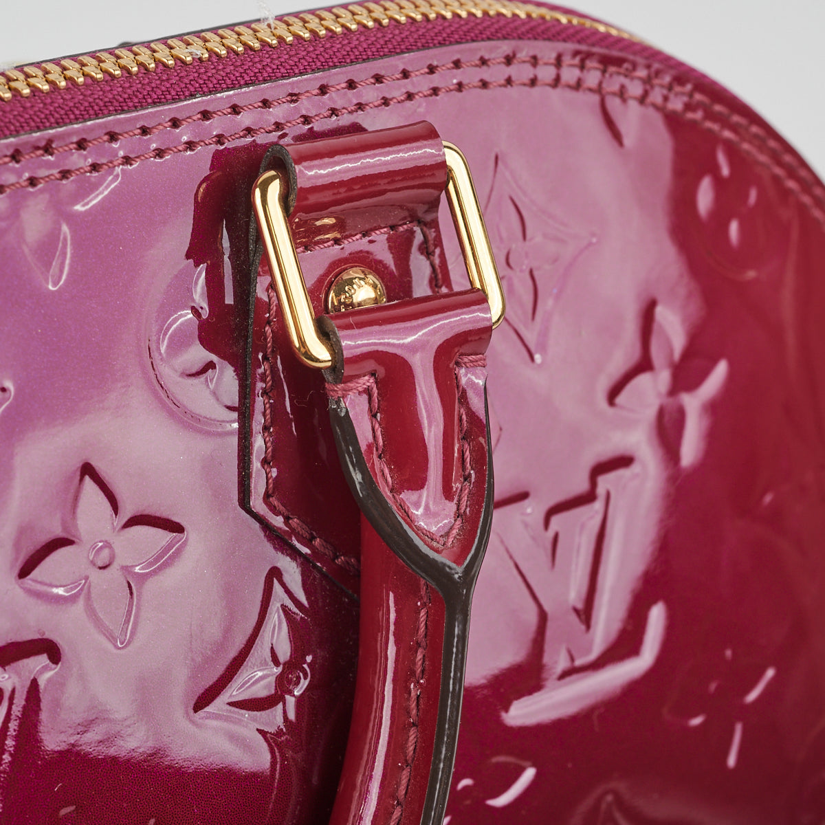 Louis Vuitton Alma PM Vernis Burgundy Ombre