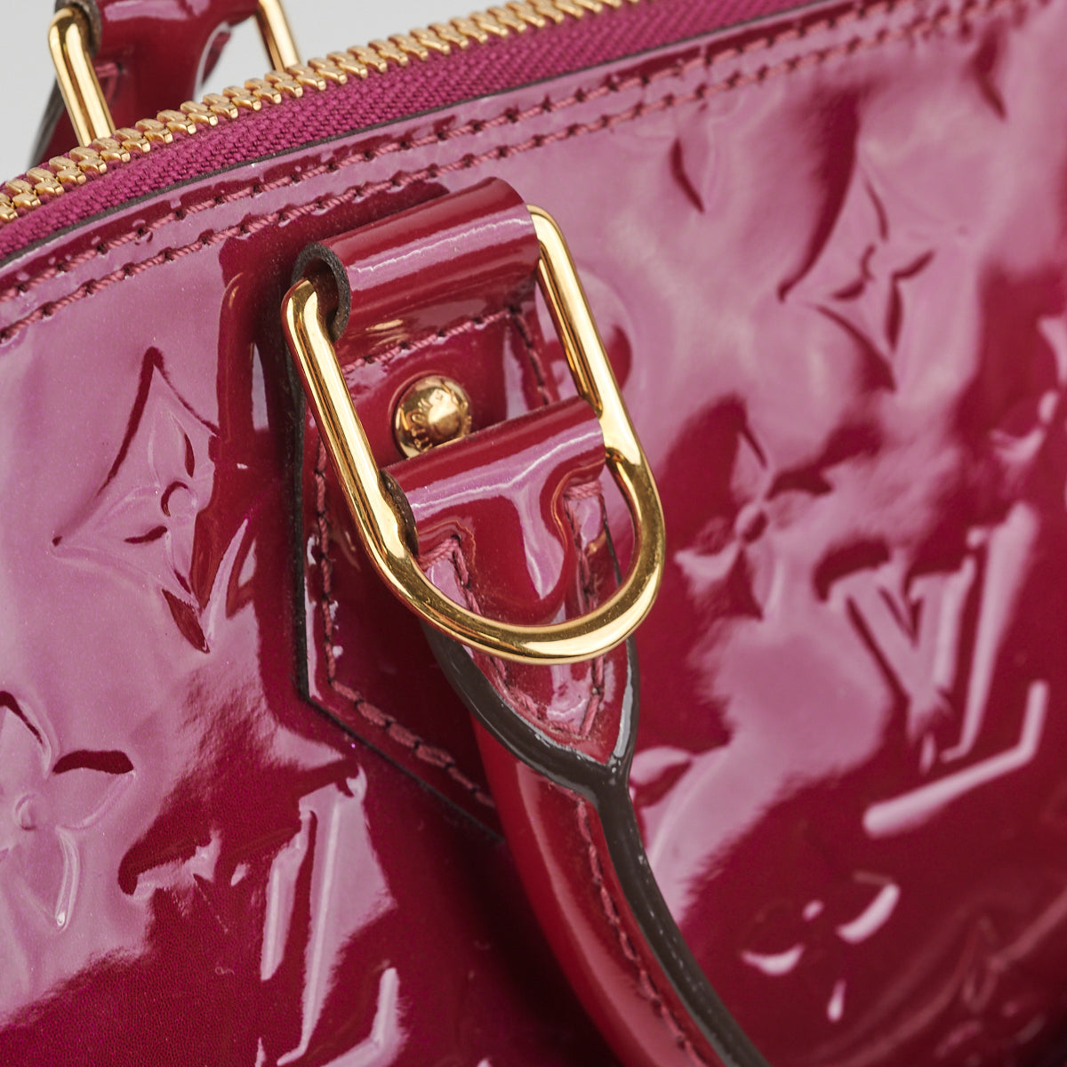Louis Vuitton Alma PM Vernis Burgundy Ombre