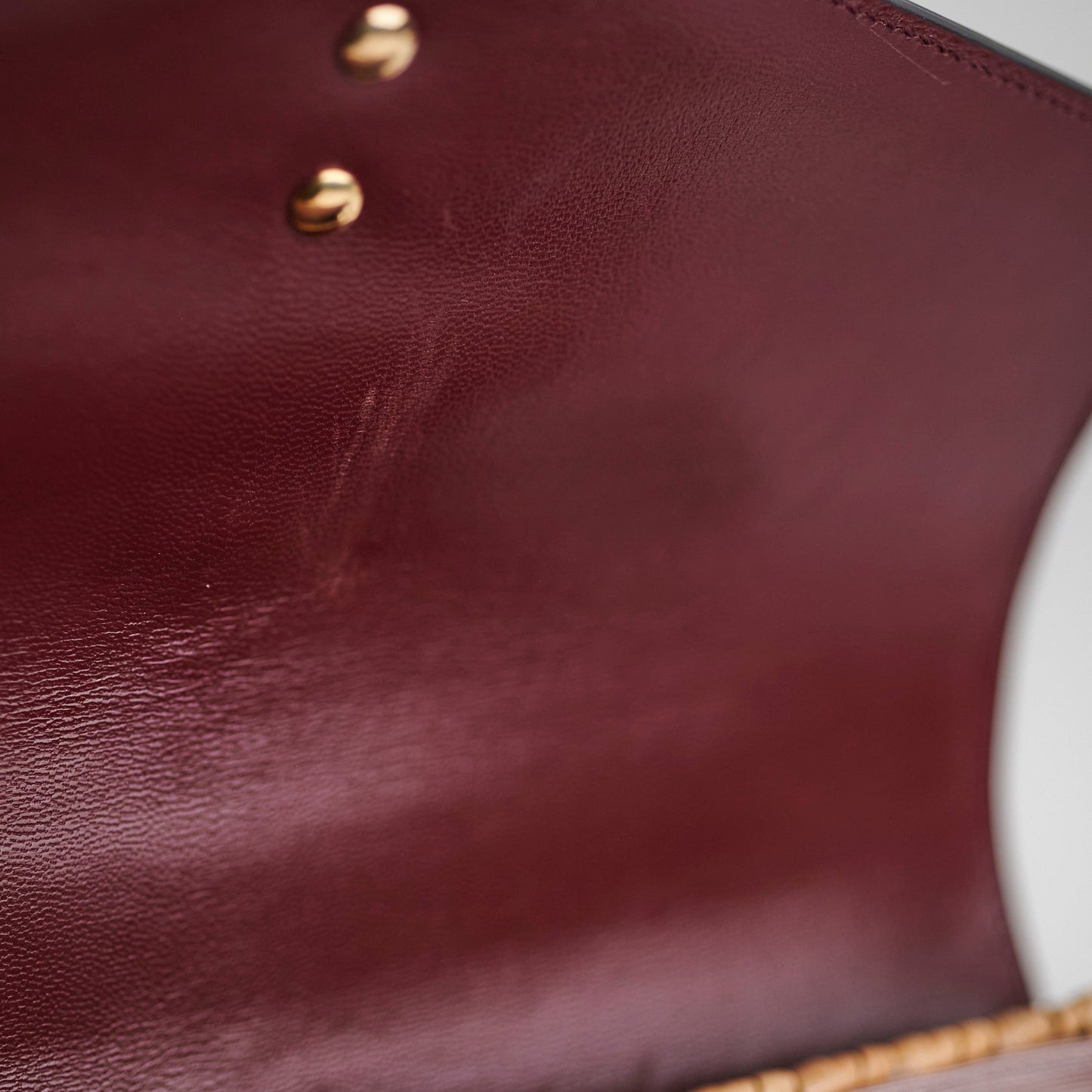 Gucci Woven Top Handle Burgundy