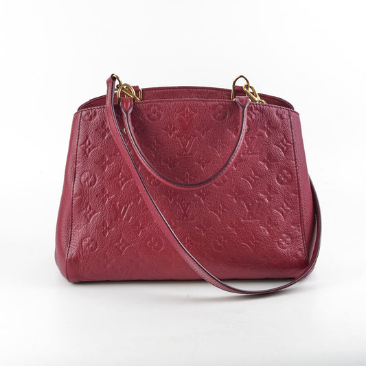 Louis Vuitton Empriente Montaigne Bag Burgundy