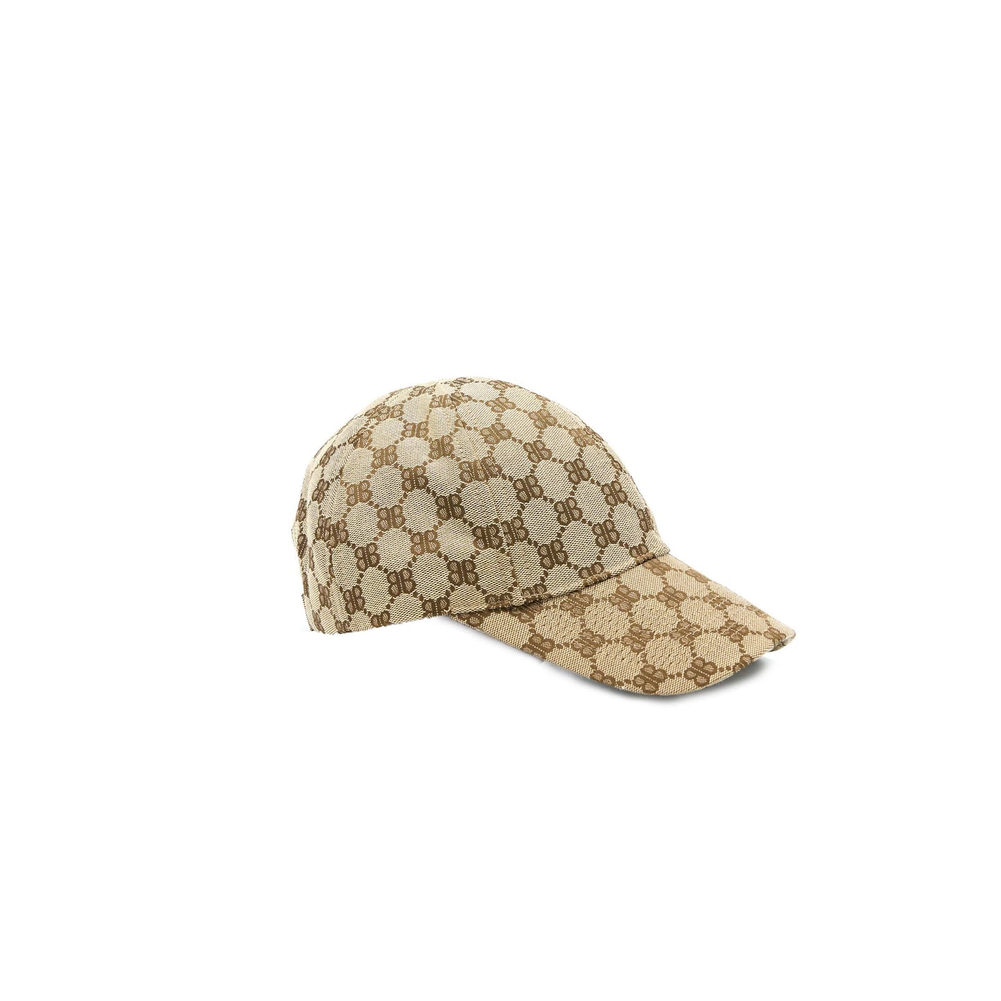 Balenciaga X Gucci Size S Hacker Project Cap Canvas Jacquard Ebony/Brown