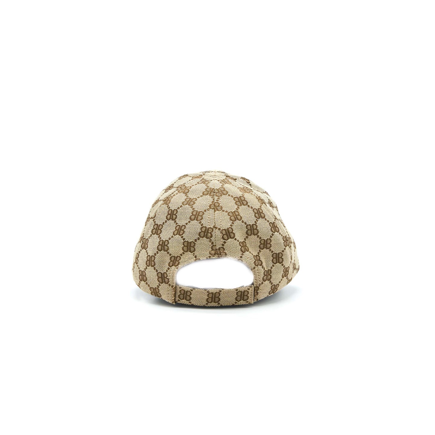 Balenciaga X Gucci Size S Hacker Project Cap Canvas Jacquard Ebony/Brown