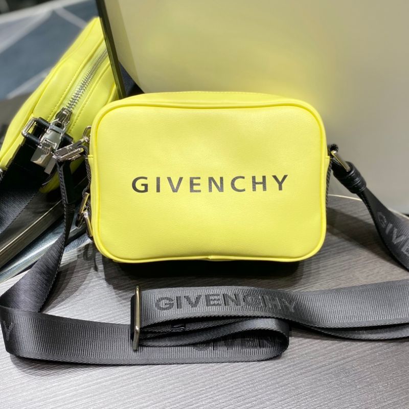 Givenchy Yellow Black MC3 Crossbody Bag