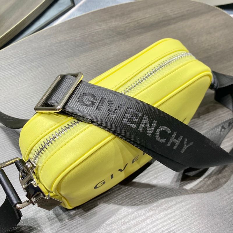 Givenchy Yellow Black MC3 Crossbody Bag