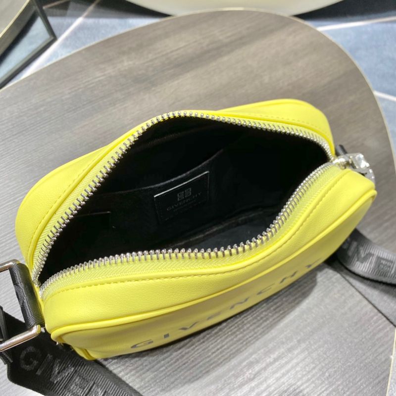 Givenchy Yellow Black MC3 Crossbody Bag
