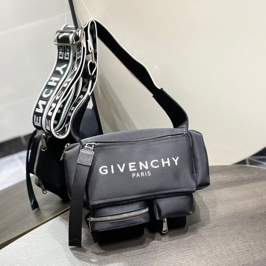 Givenchy Black Nylon Pandora Bum Bag