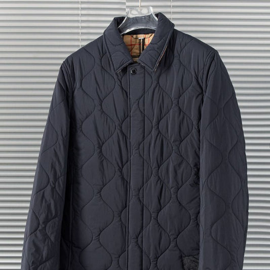Burberry FW Wave-Quilted Lightweight Shirt Jacket
