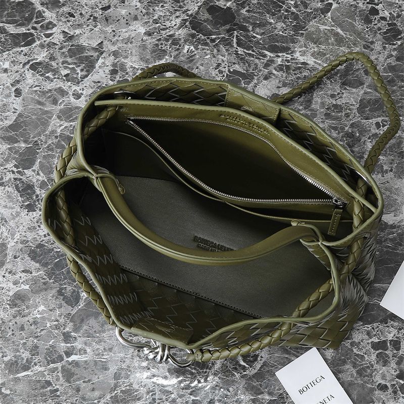 Bottega Veneta Andiamo Embellished Intrecciato Tote Bag