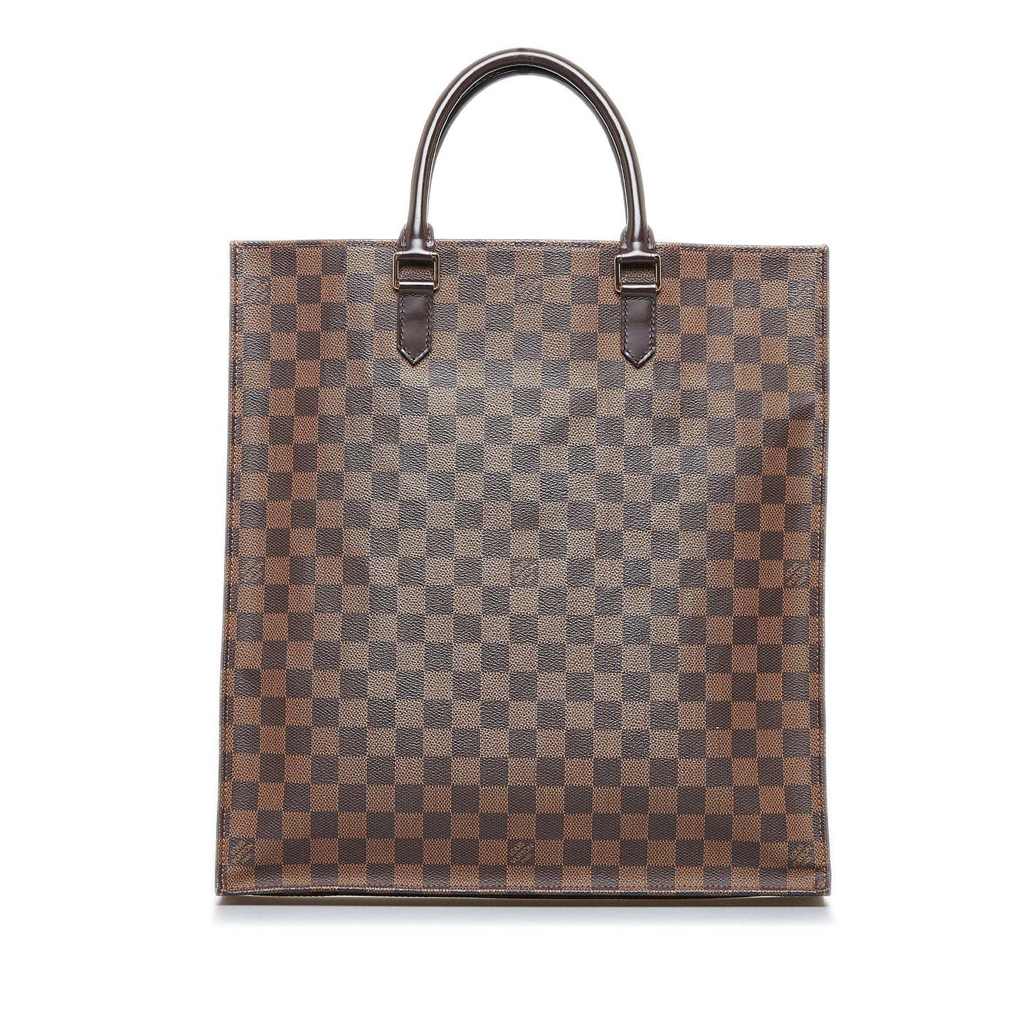 LOUIS VUITTON Damier Ebene Sac Plat Tote Bag