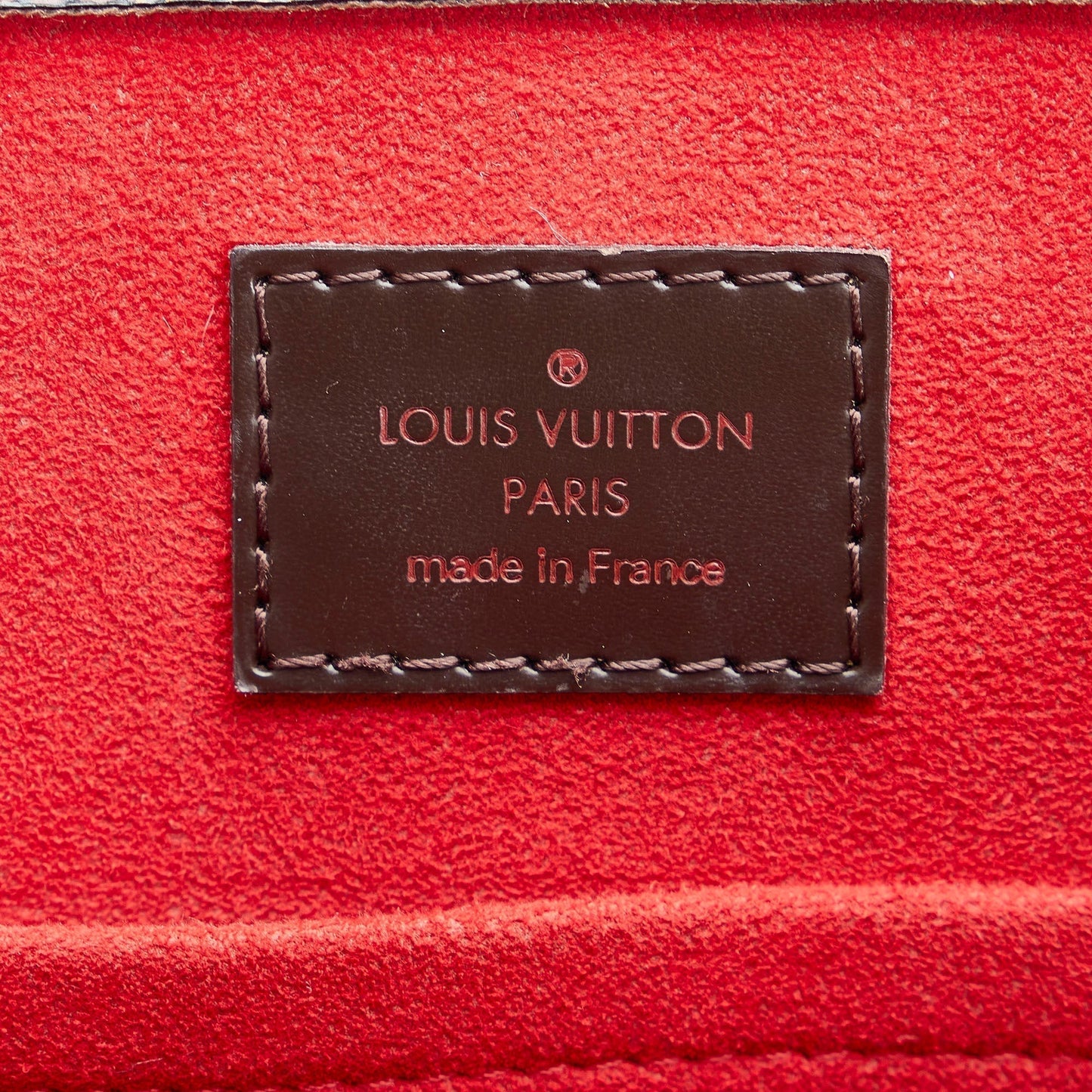 LOUIS VUITTON Damier Ebene Sac Plat Tote Bag