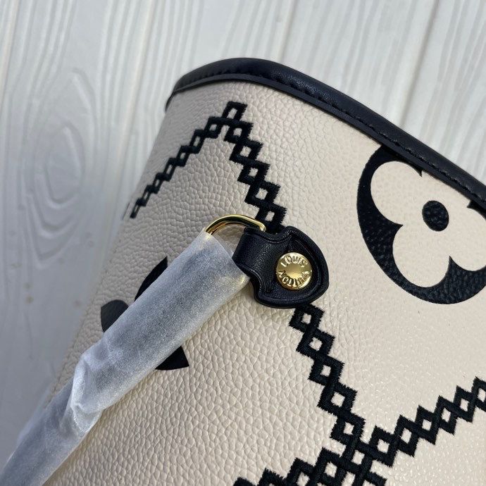 Top Quality Neverfull MM Monogram Empreinte Beige For Women,  Tote Bags 12.2in/31cm Top Quality M46039