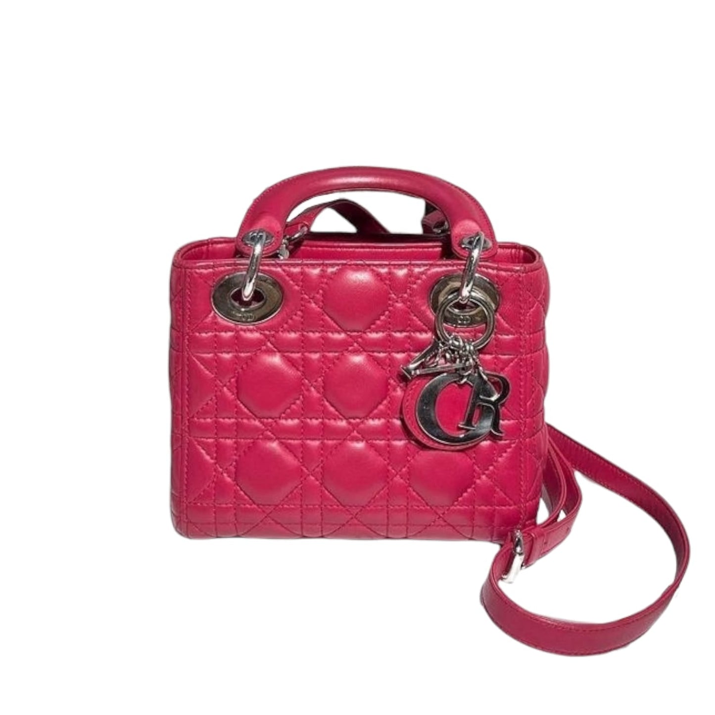 Mini Lady Dior Lambskin Pink SHW