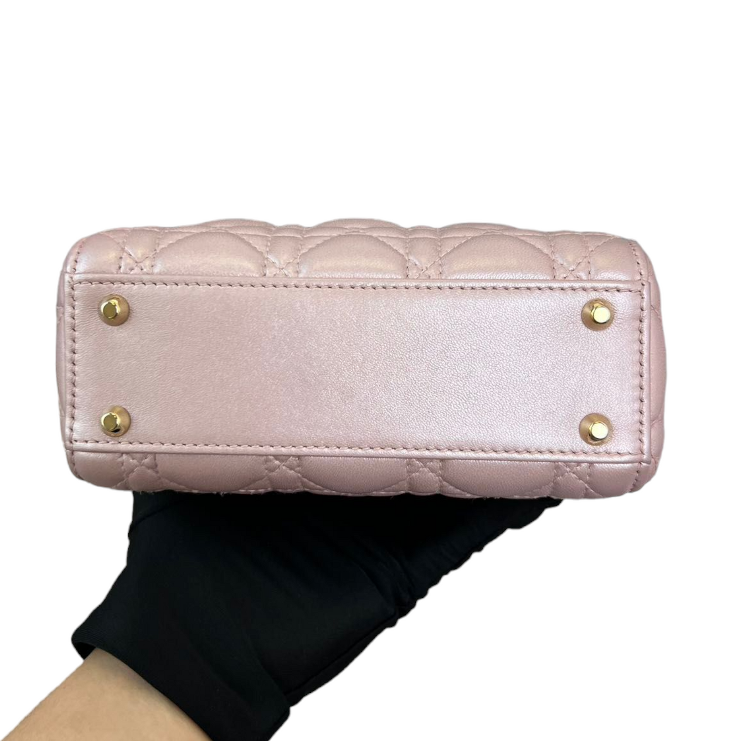 Mini Lady Dior in Baby Pearly Pink GHW