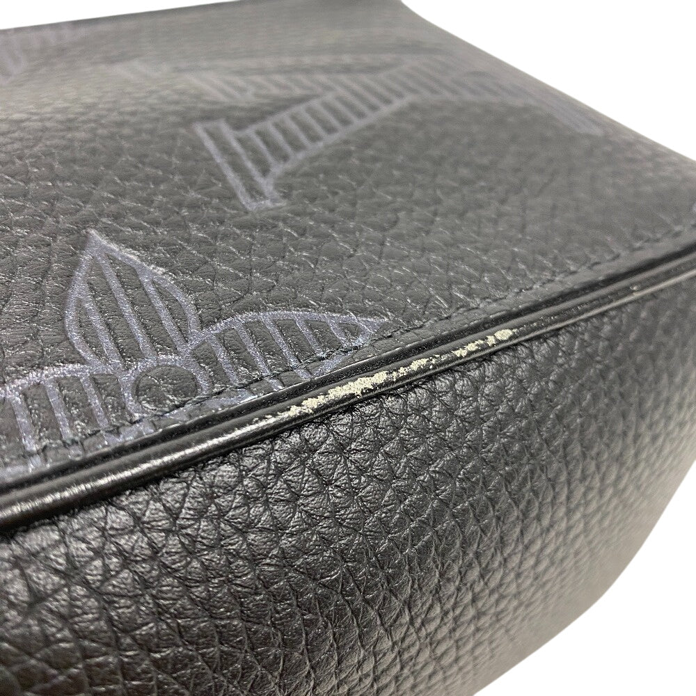 LOUIS VUITTON business bag M57292 Taurillon Clemence, Leather black Taurillon Clemence Shadow Vavan NV