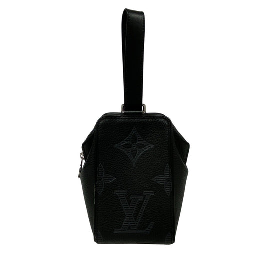 LOUIS VUITTON business bag M57292 Taurillon Clemence, Leather black Taurillon Clemence Shadow Vavan NV