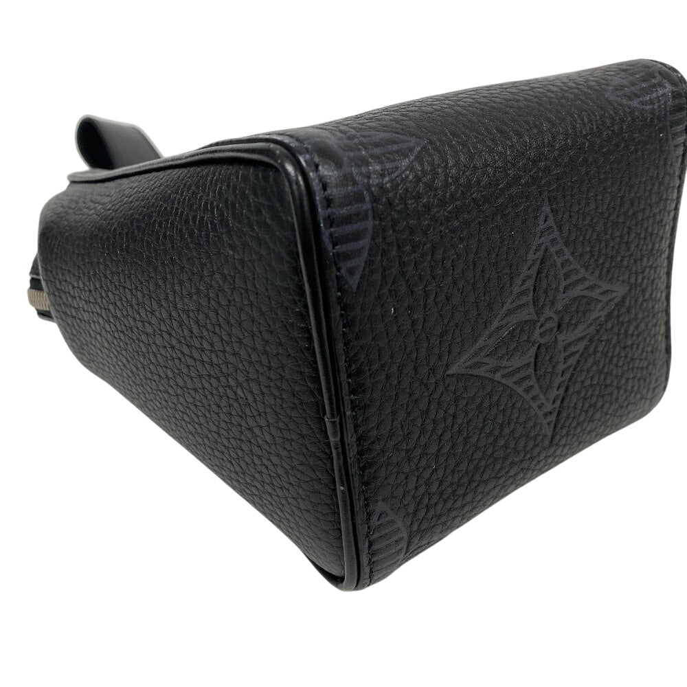 LOUIS VUITTON business bag M57292 Taurillon Clemence, Leather black Taurillon Clemence Shadow Vavan NV