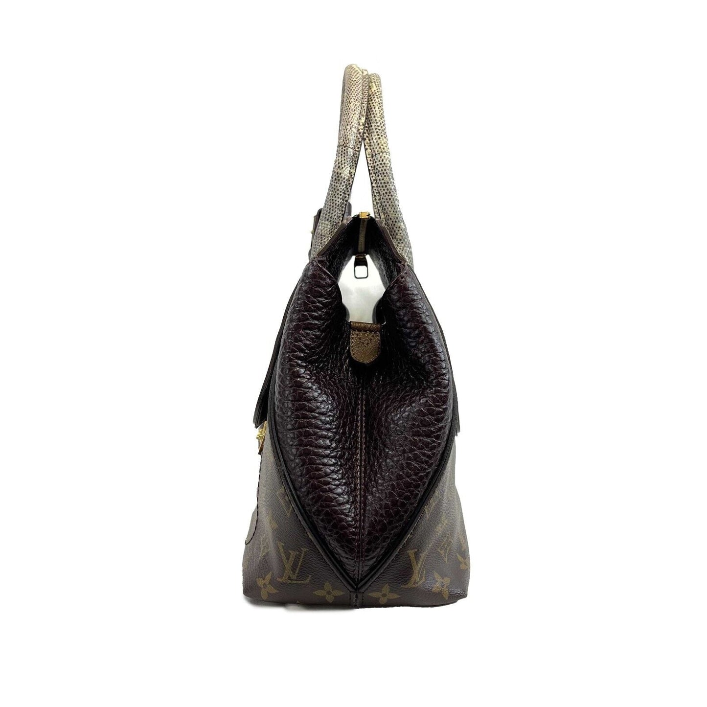 LOUIS VUITTON - Exotique Monogram Ostrich Python Majestueux - MM Bag