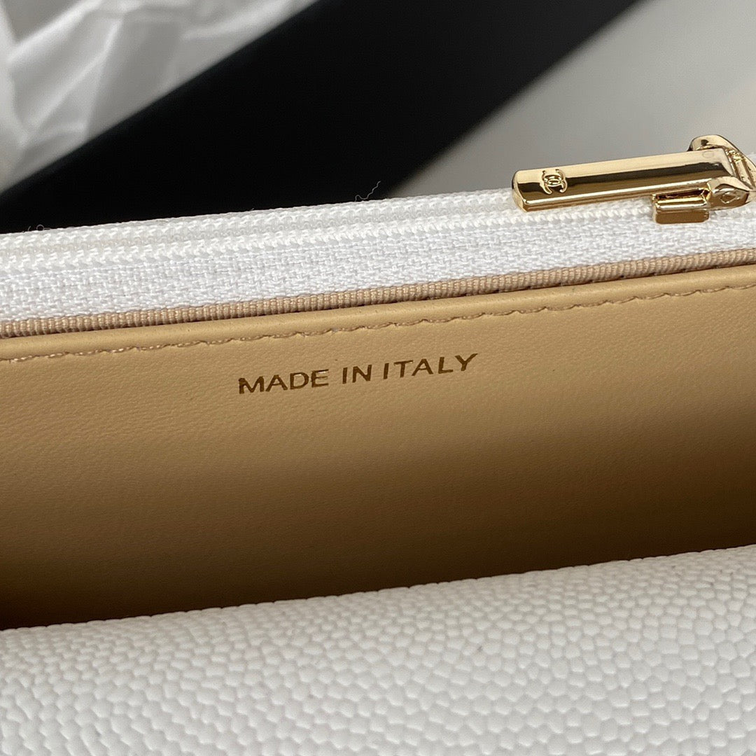 CHLSmall Top Qualityap Bag Gold Hardware White For Women Handbags, Shoulder Bags 7.5in/19cm AP2840