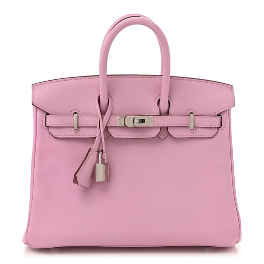 Hermes Swift Birkin 25 Mauve Sylvestre