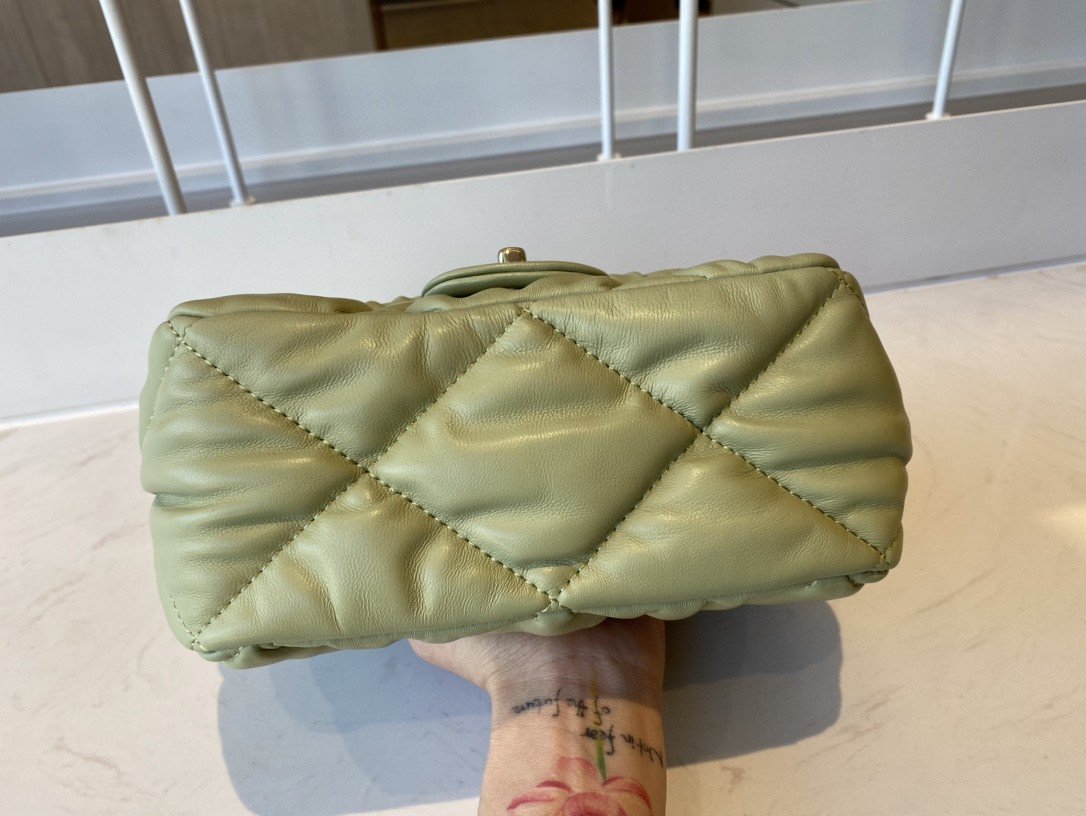 CHLSmall Top Qualityap Bag Gold Hardware Green For Women Handbags, Shoulder Bags 7.5in/19cm AS2232