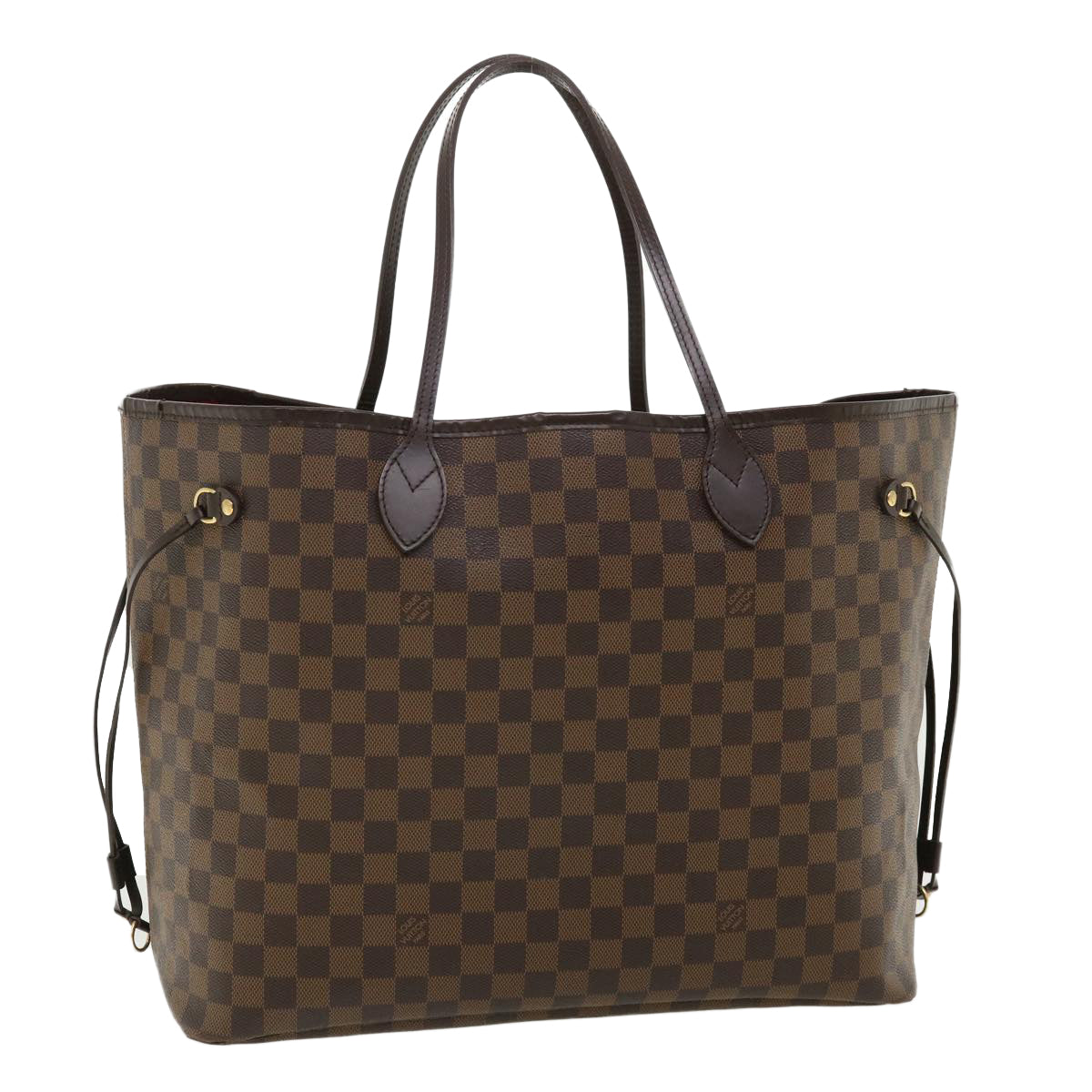 LOUIS VUITTON Damier Ebene Neverfull GM Tote Bag N51106 LV Auth am3481
