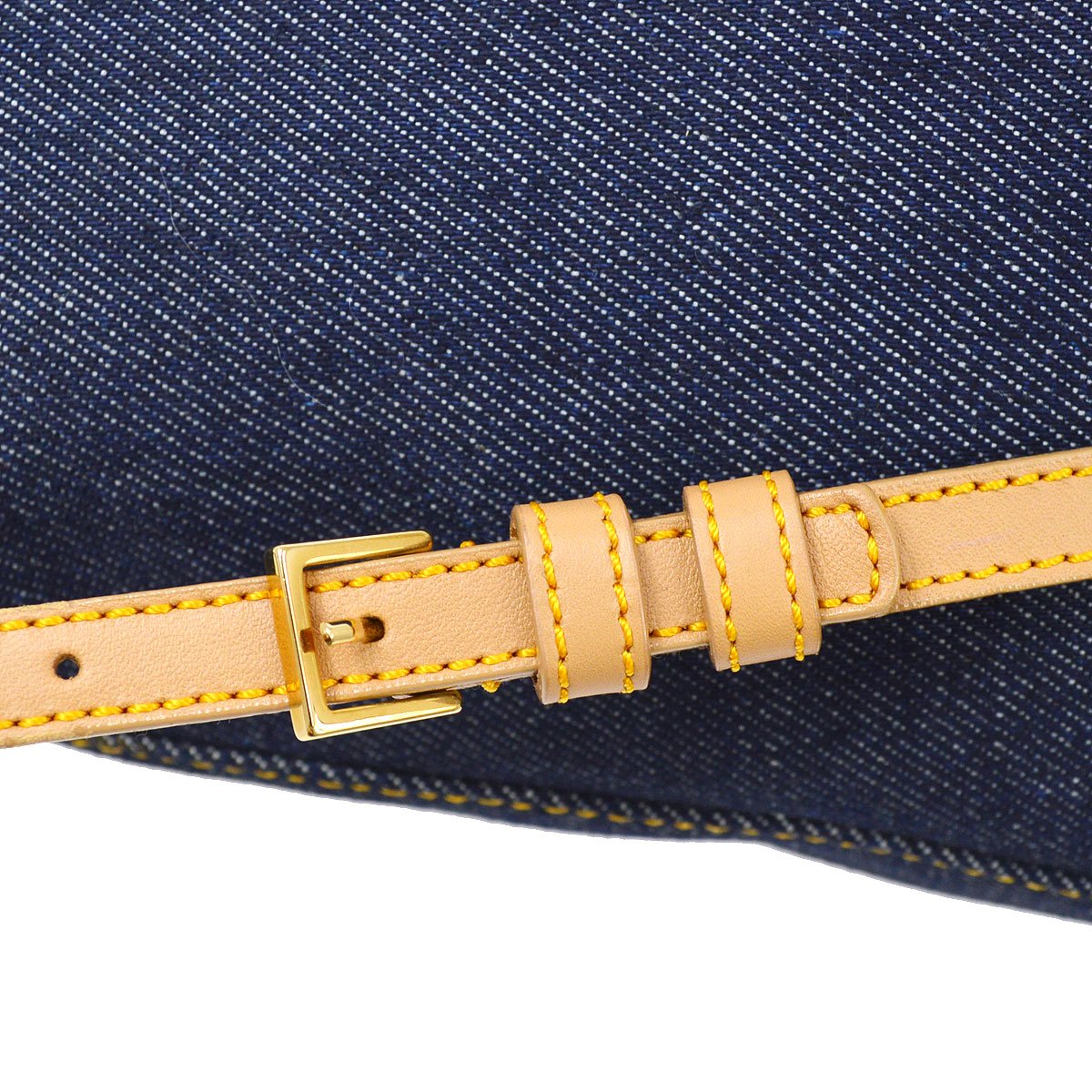 Christian Dior 2000 Maris Pearl Backpack Indigo Denim ao29374