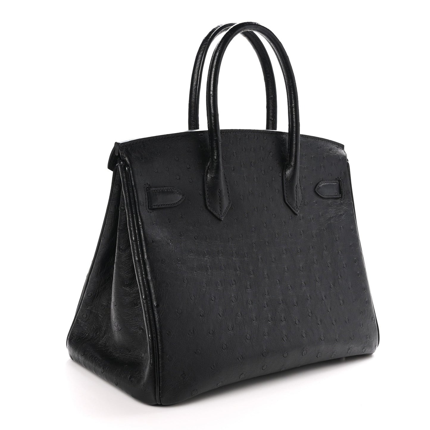 Hermes Ostrich Birkin 30 Black