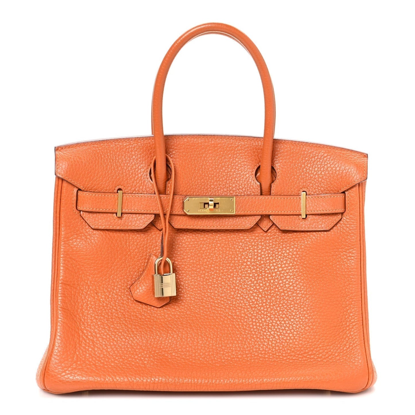 Hermes Taurillon Clemence Birkin 30 Potiron