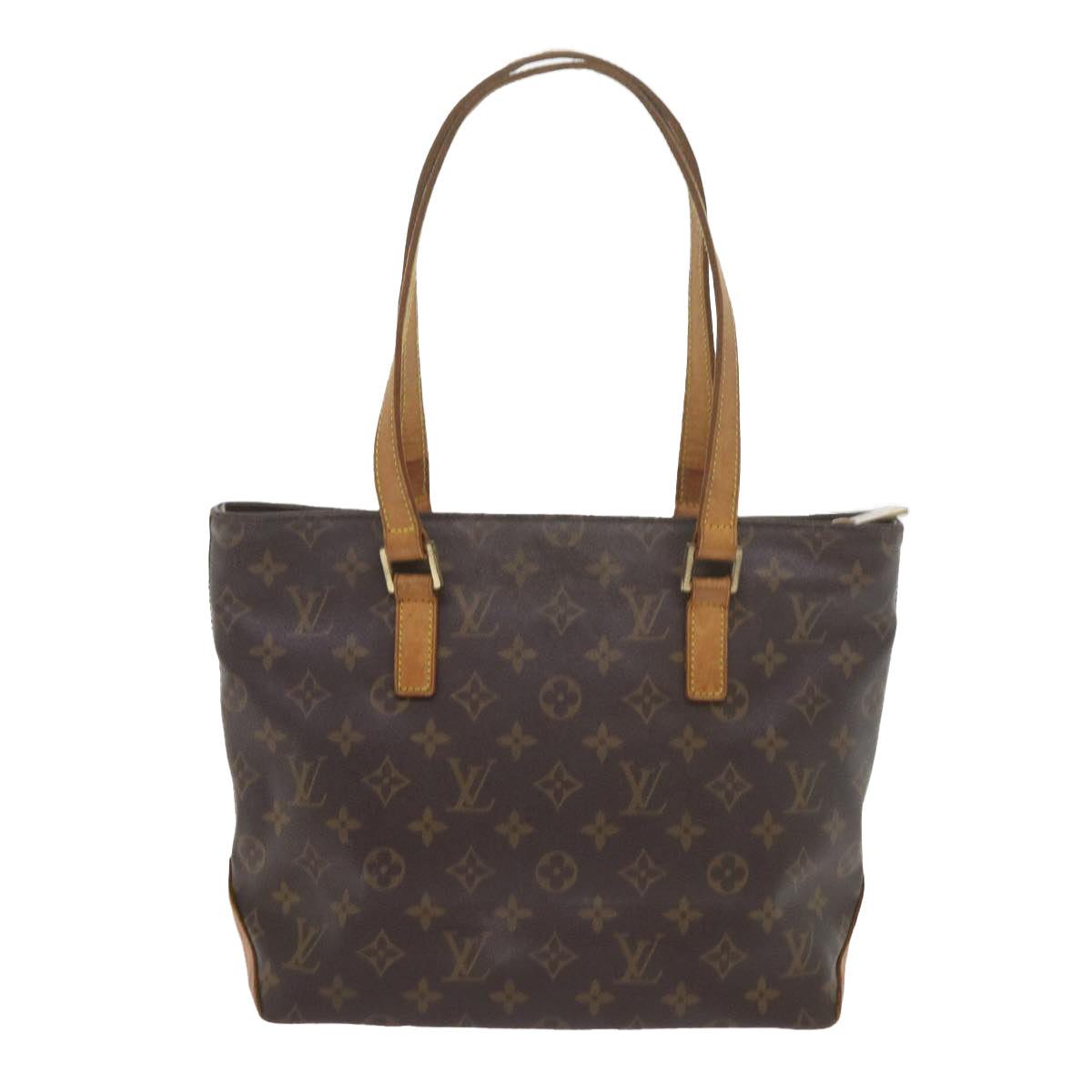 LOUIS VUITTON Monogram Cabas Piano Tote Bag M51148 LV Auth bs10400