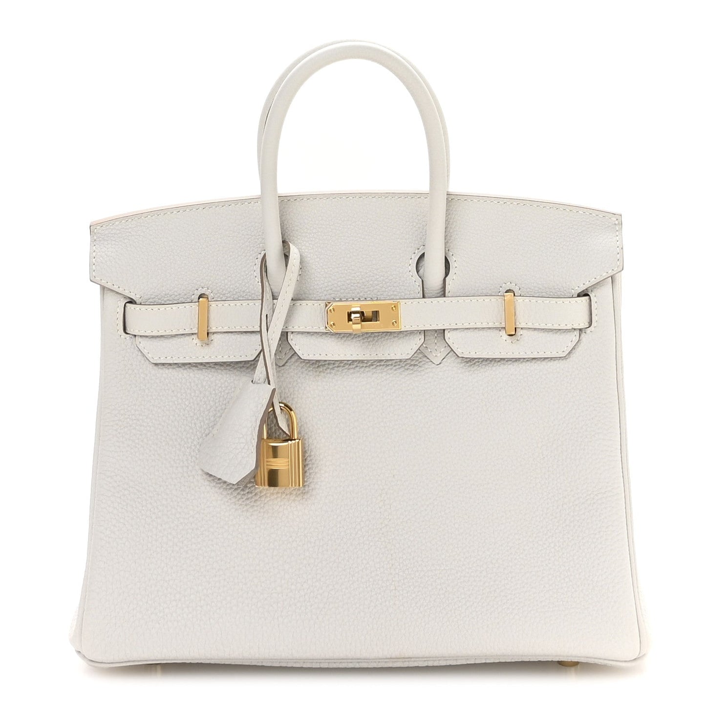 Hermes Togo Birkin 25 Gris Pale