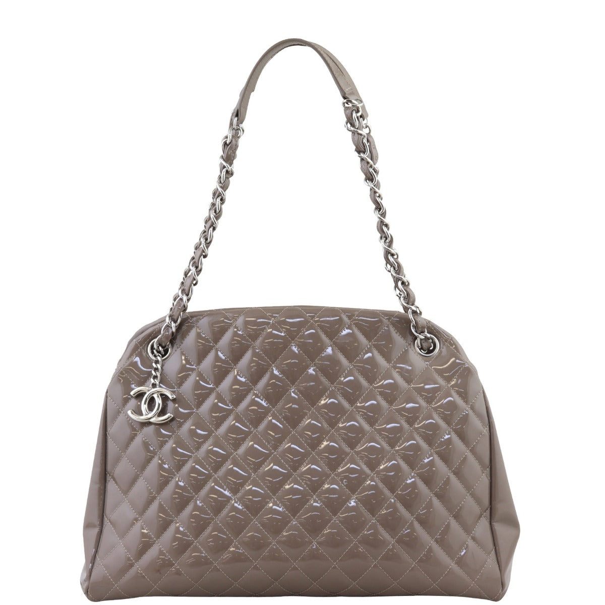 Chanel Mademoiselle Bowler Bag Large | Taupe