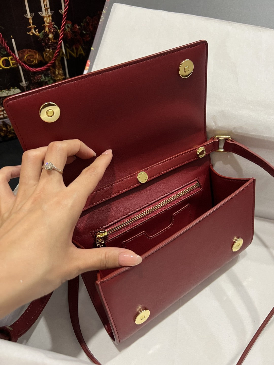 Top Quality 3.5 Clutch Burgundy For Women 8.3in/21cm Top QualityÂ 