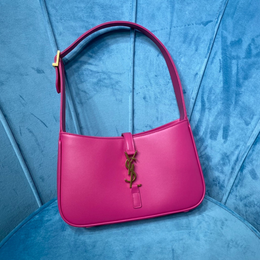 Top Quality Le 5 À 7 Hobo Bag In Smooth Pink For Women 9in/23cm YSL 6572282R20W5623