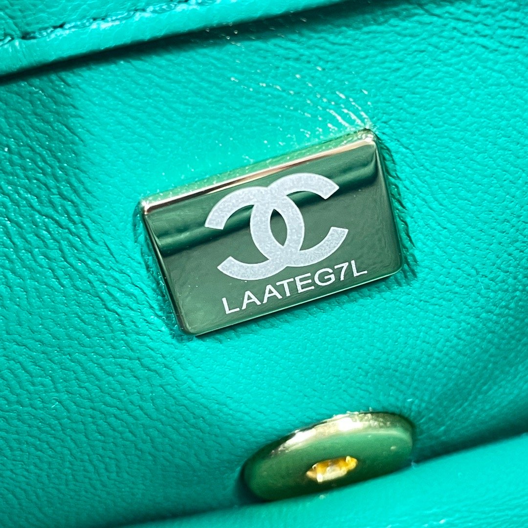 CHLMini Top Qualityap Bag Gold Hardware Green For Women Handbags, Shoulder Bags 6.7in/17cm AS3365