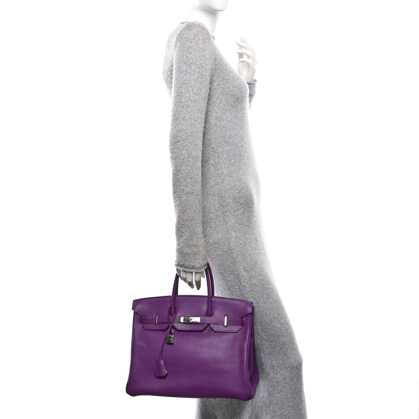 Hermes Chevre de Coromandel Birkin 35 Violet