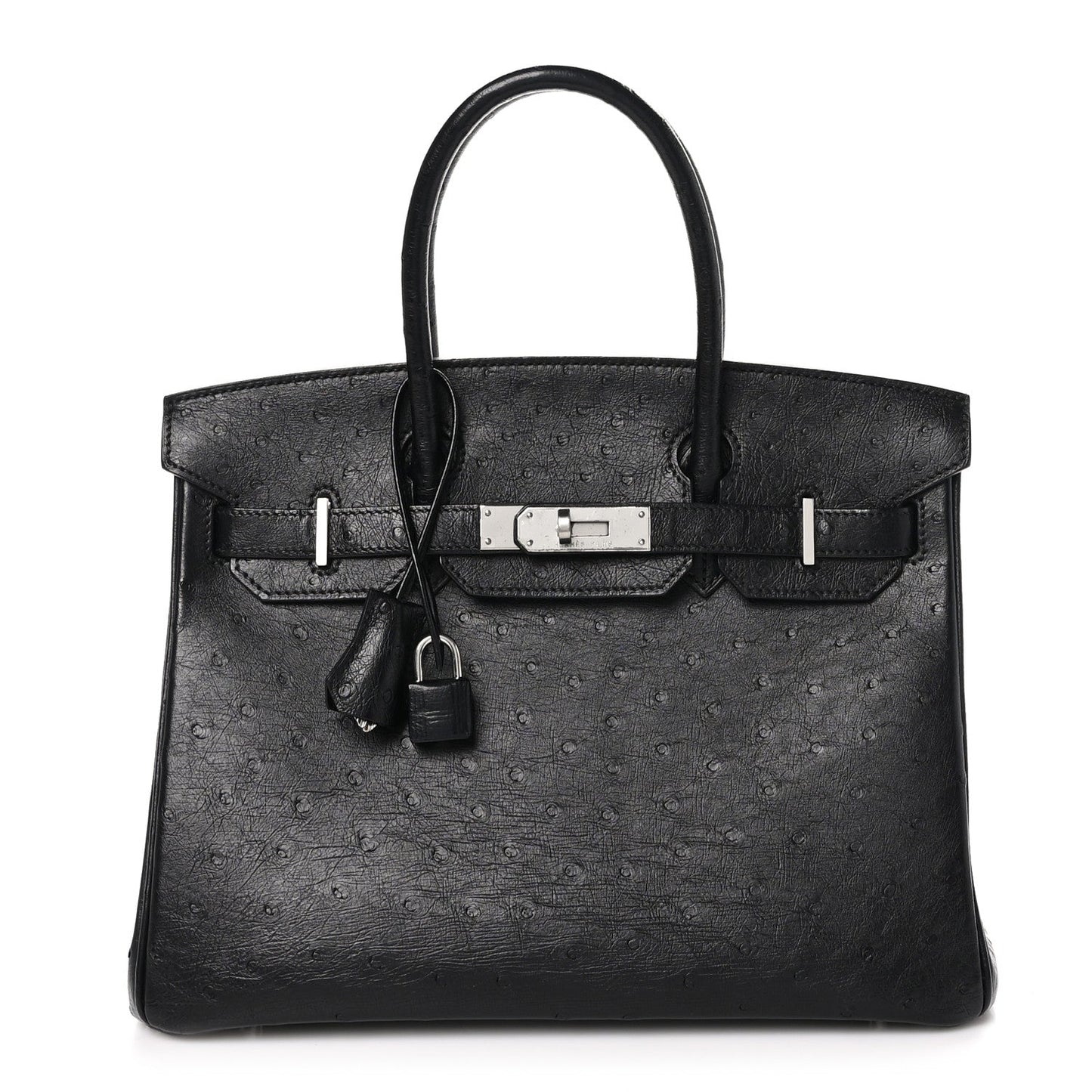 Hermes Ostrich Birkin 30 Black