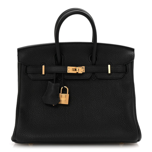 Hermes Togo Birkin 25 Black