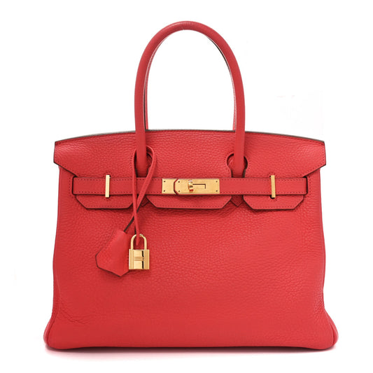 Hermes Togo Birkin 30 Rouge Pivoine