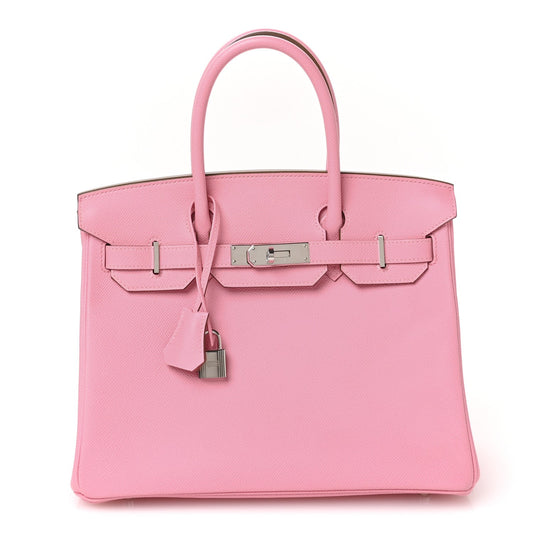 Hermes Epsom Birkin 30 Rose Confetti